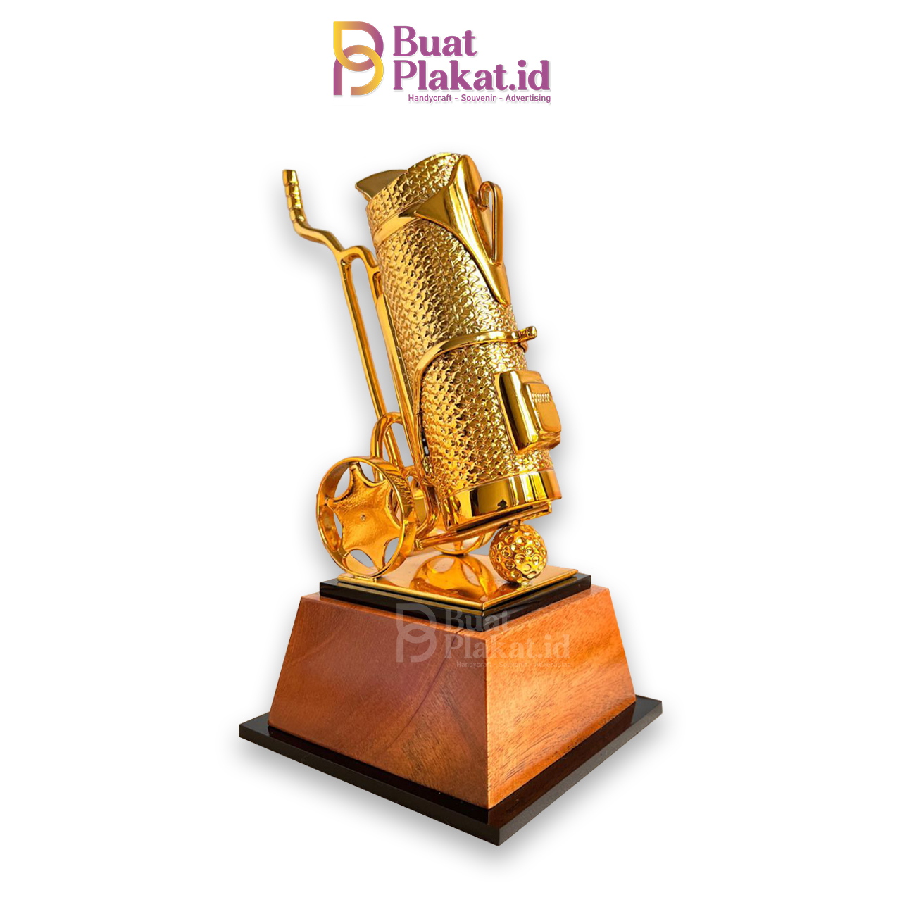 Trophy Timah Penghargaan Golf