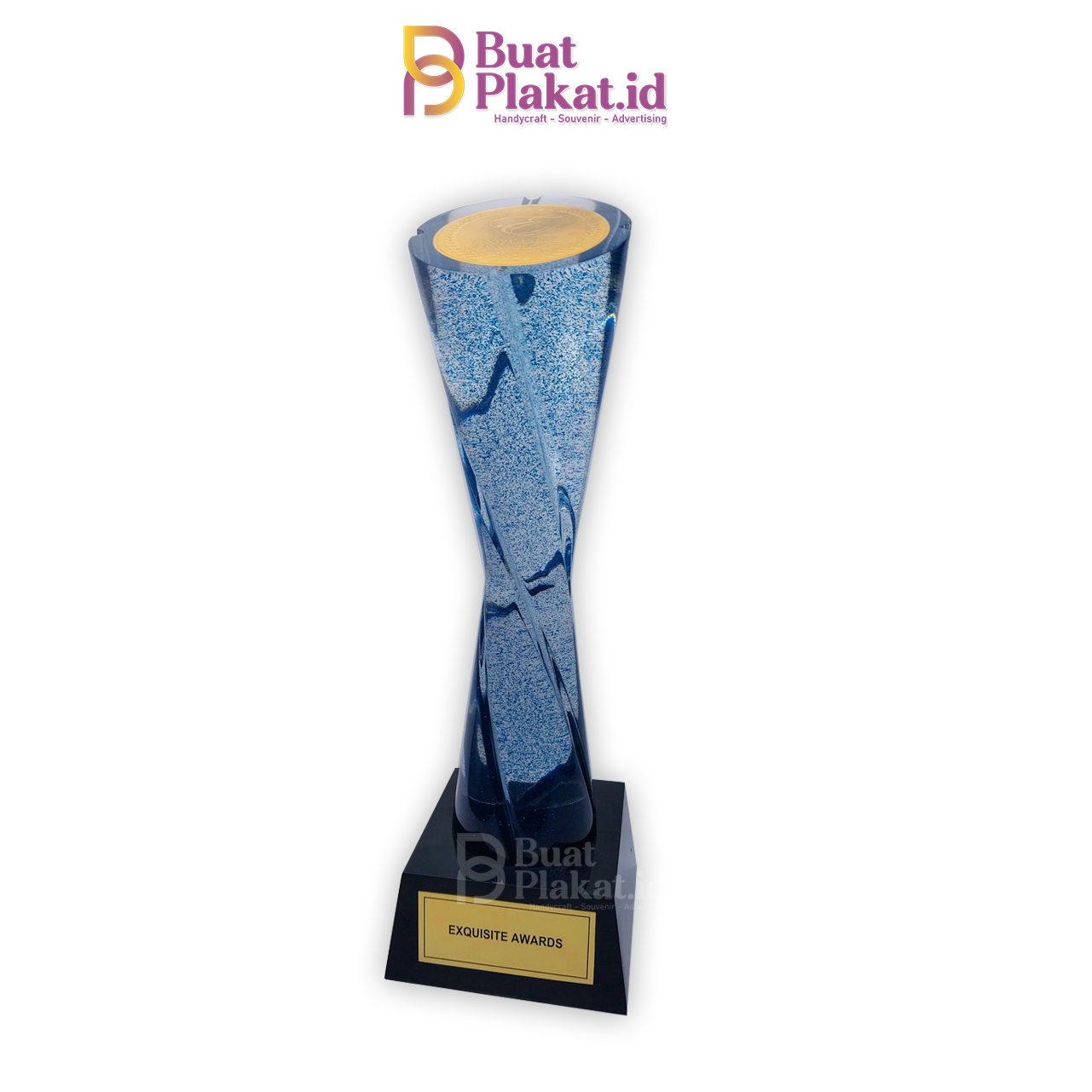 Trophy Resin EXQUISITE AWARDS Blue